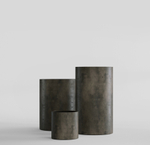 Кашпо, коллекция Concrete (Midnight), форма CYLINDER