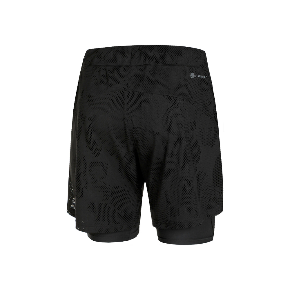 Мужские теннисные шорты adidas Melbourne Two-in-One 7-inch Shorts Men - Black