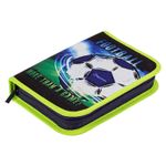 Пенал 1 отделение 200*140*40 Berlingo Football club, 2 откидных планки, полиэстер