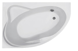 Ванна акриловая Roca LUNA 170х115 7248640000 асимметричная,  левосторонняя
