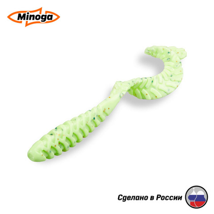 Силиконовая приманка "Minoga" ROVER 4,0"(4шт) 100мм, 5,5гр, цвет 020