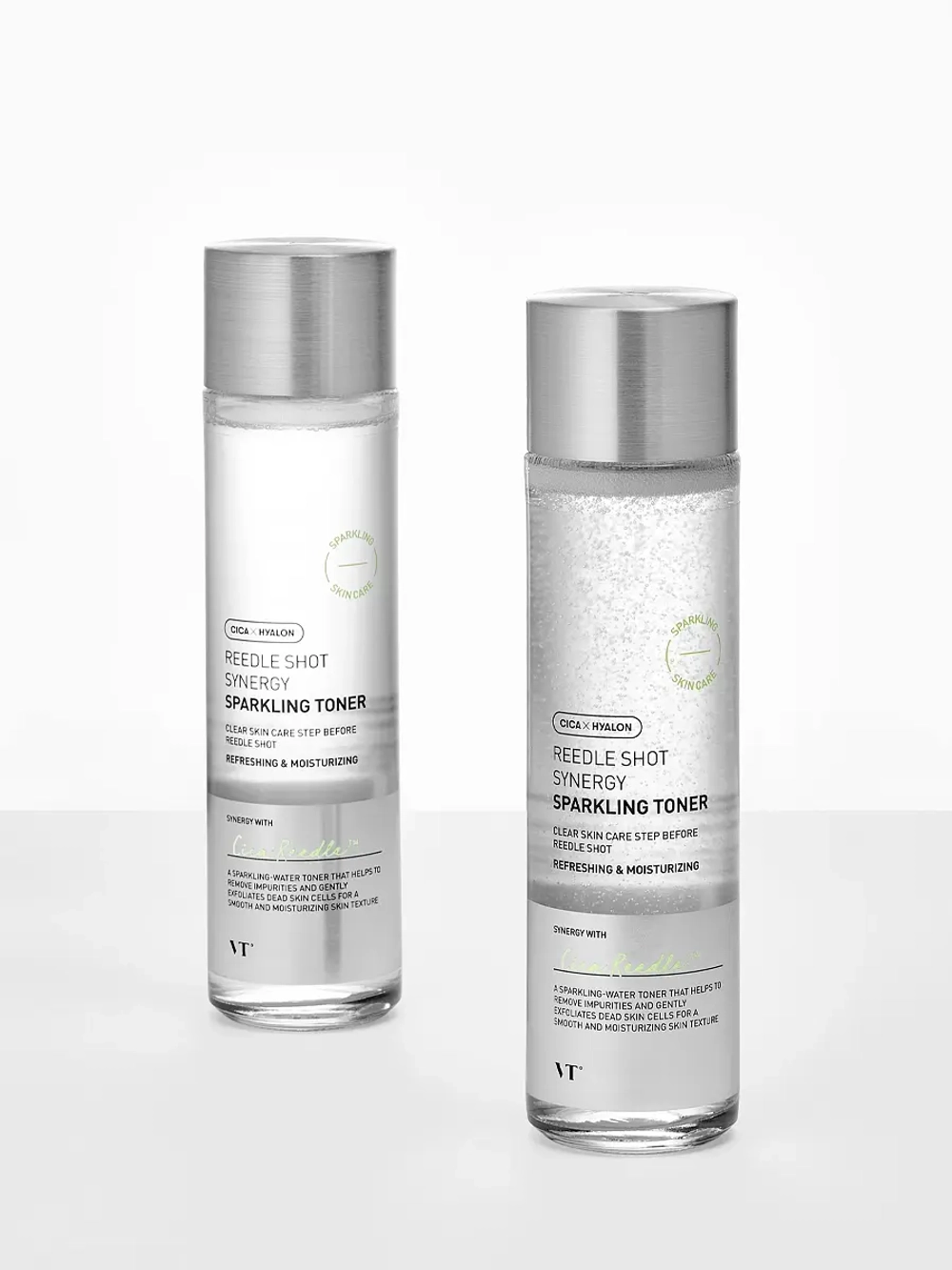 VT Cosmetics Интенсивный отшелушивающий тонер с микроиглами и минеральной водой Reedle Shot Synergy Sparkling Toner 150 мл