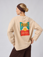 Лонгслив оверсайз из 100% хлопка "PADEL"