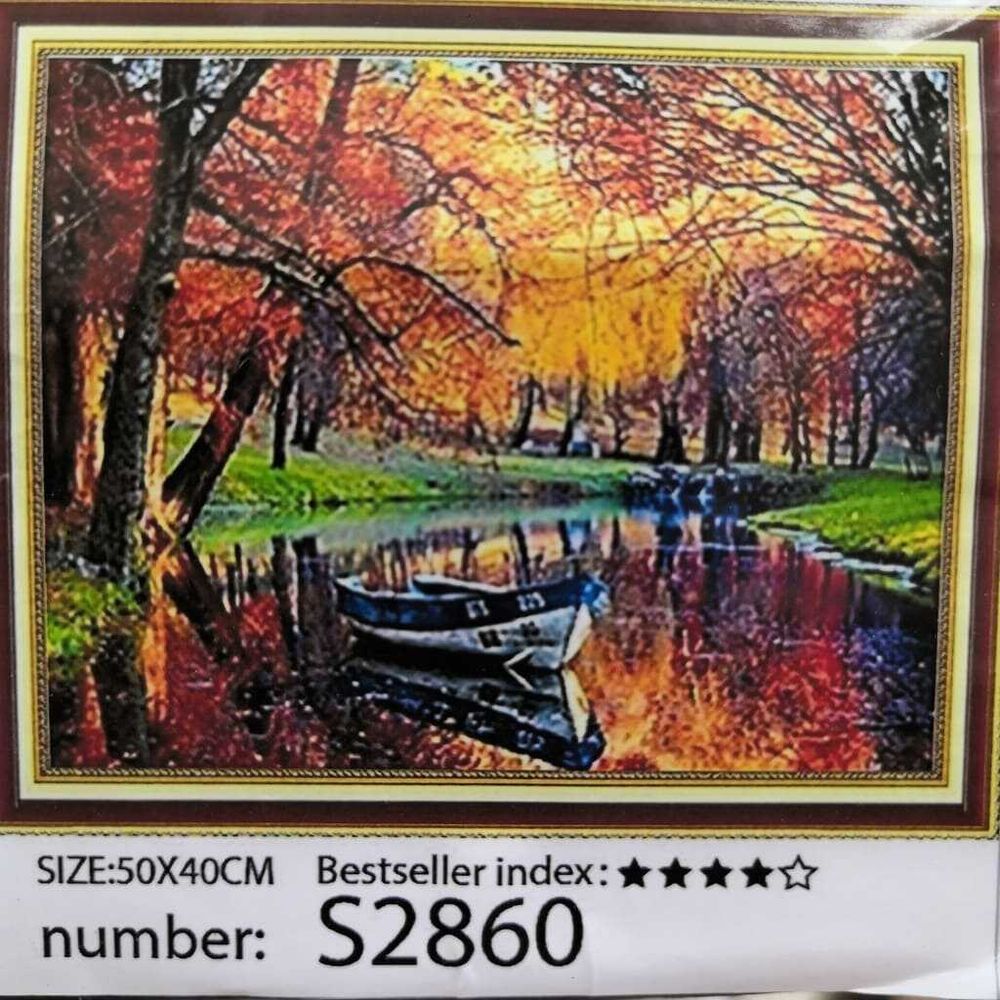 Алмазная мозаика без подрамника 50*40 см S2860