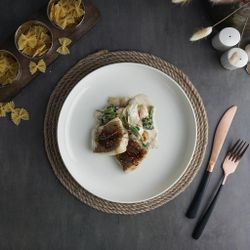 Тарелка с бортом d 25,5 см h3,9 см   Noble [6]