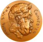 France, Michel Simon Commemorative Medal – 1966 Bronze