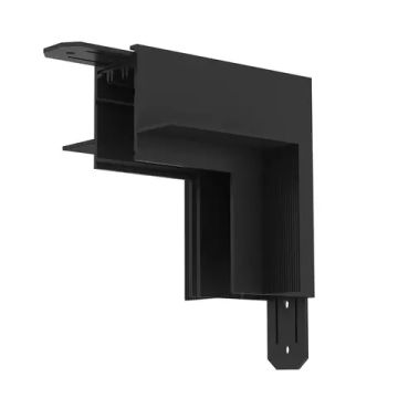 Соединитель для шинопровода встраиваемого в гипсокартон для перехода стена-потолок TR2118-BK чёрный Smart Hide Denkirs