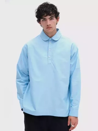 Мужская рубашка из ткани оксфорд