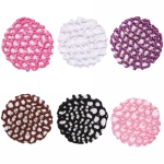 Сетка на пучок «Ballet style - Жемчужинки», микс 6 цветов, d-10см