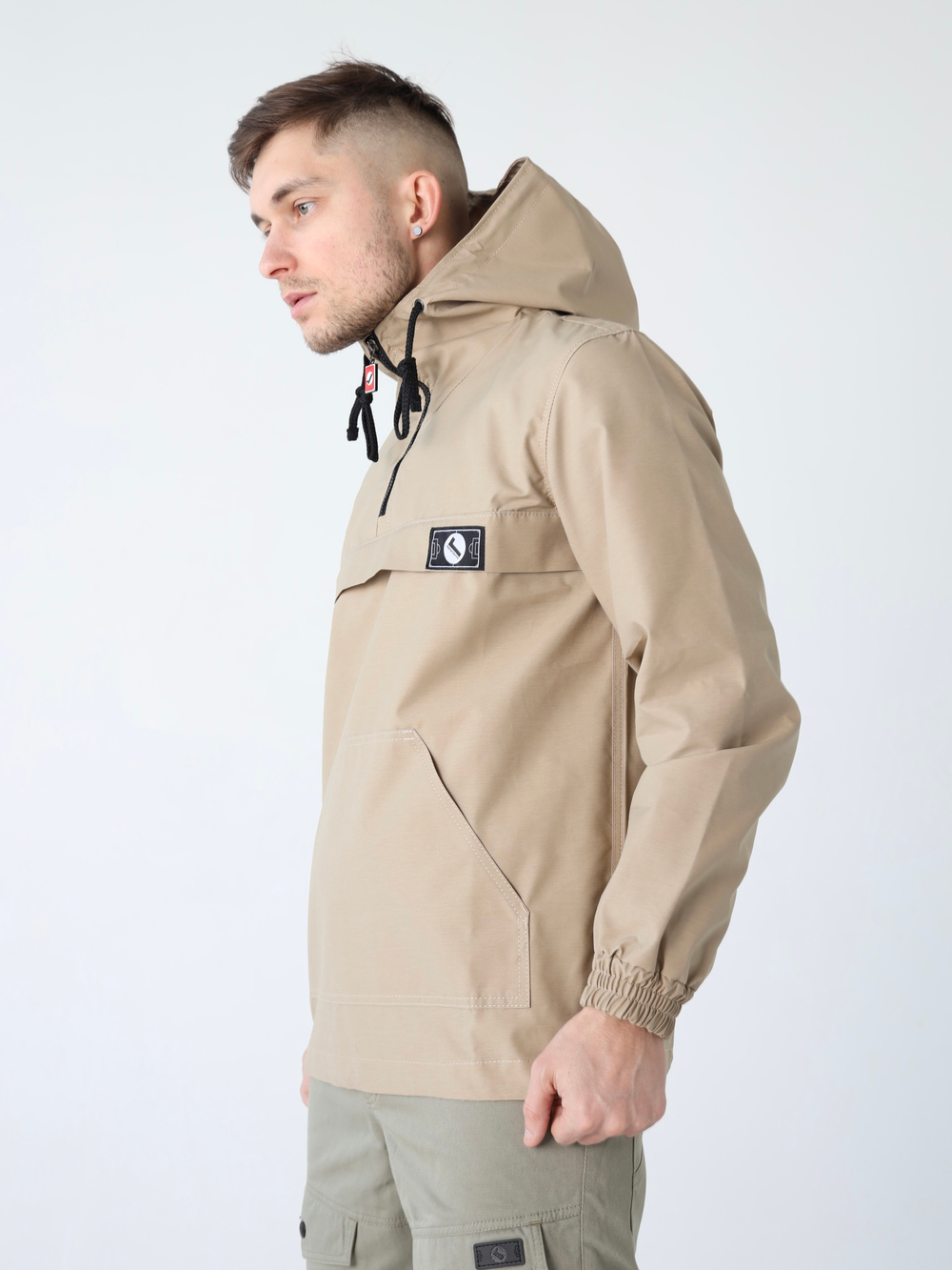 Анорак мужской без утеплителя бежевый Город Горький