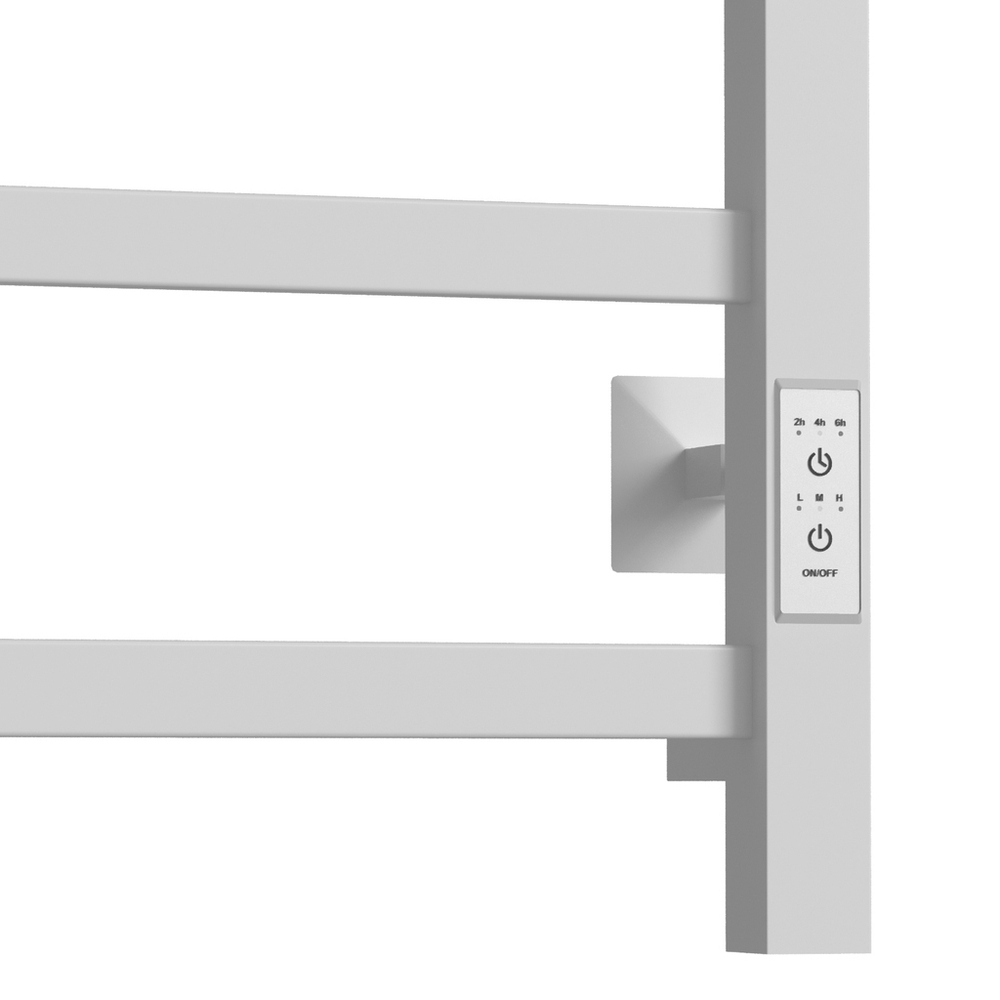 Полотенцесушитель MIXLINE TRIUMPH  60х50 (таймер, 302 Вт, 5 перекладин) электрический БЕЛЫЙ