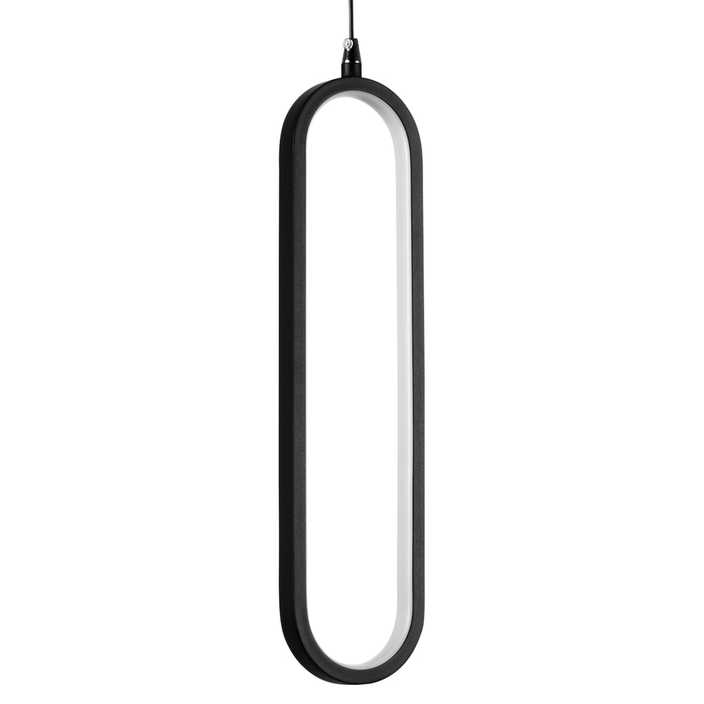 749007 Подвес SATURNO LED 9W 720LM ЧЕРНЫЙ 3000K