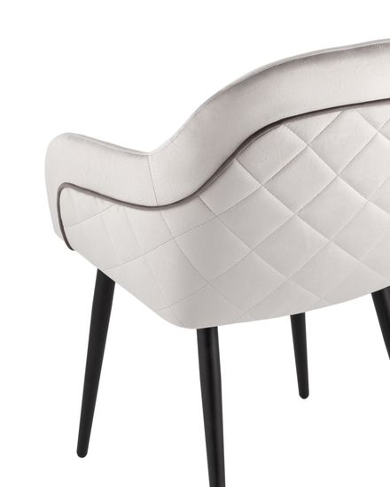 Стул Новел New велюр светло-серый