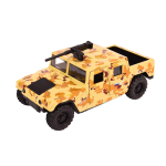 Модель ин. мет. "Военный внедорожник пикап" 12см, песоч, коробка HUMVEPICKUP-12MIL-BN (Технопарк)