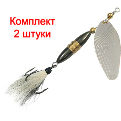 Блесна вертушка Shell 18,0g, лепесток № 4, цвет 03 5 шт