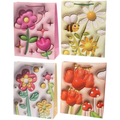 Пакет подарочный «Детство» 26*32*10 см, микс