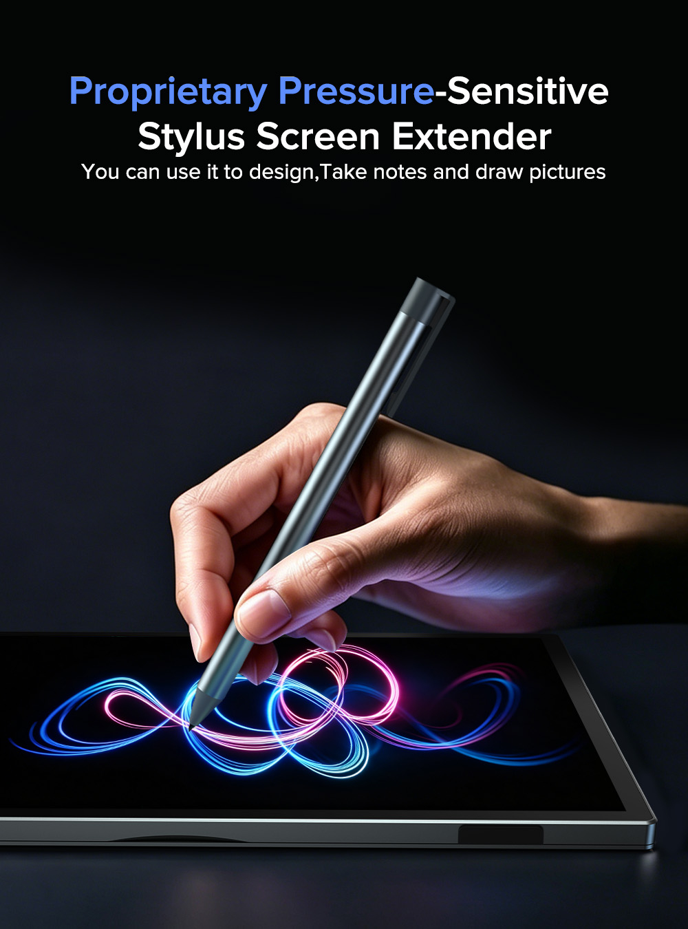 12.3" Портативный сенсорный игровой монитор Uperfect UTouch V1 1920x1280, 60 Гц, IPS