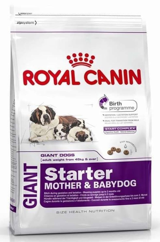 Royal Canin Giant starter 15кг корм для щенков крупных пород до 2-х мес. возраста