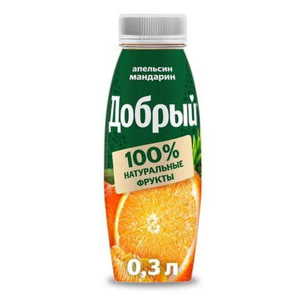 Добрый сок апельсин-мандарин 0.33 млл.
