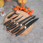 Набор ножей 6 предметов, с силиконовыми ручками, МВ 26992