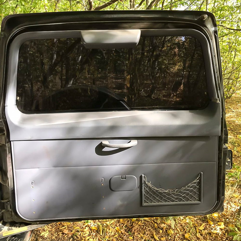 Панель MOLLE на дверь багажника Toyota Prado 90 1997гв дорестайл