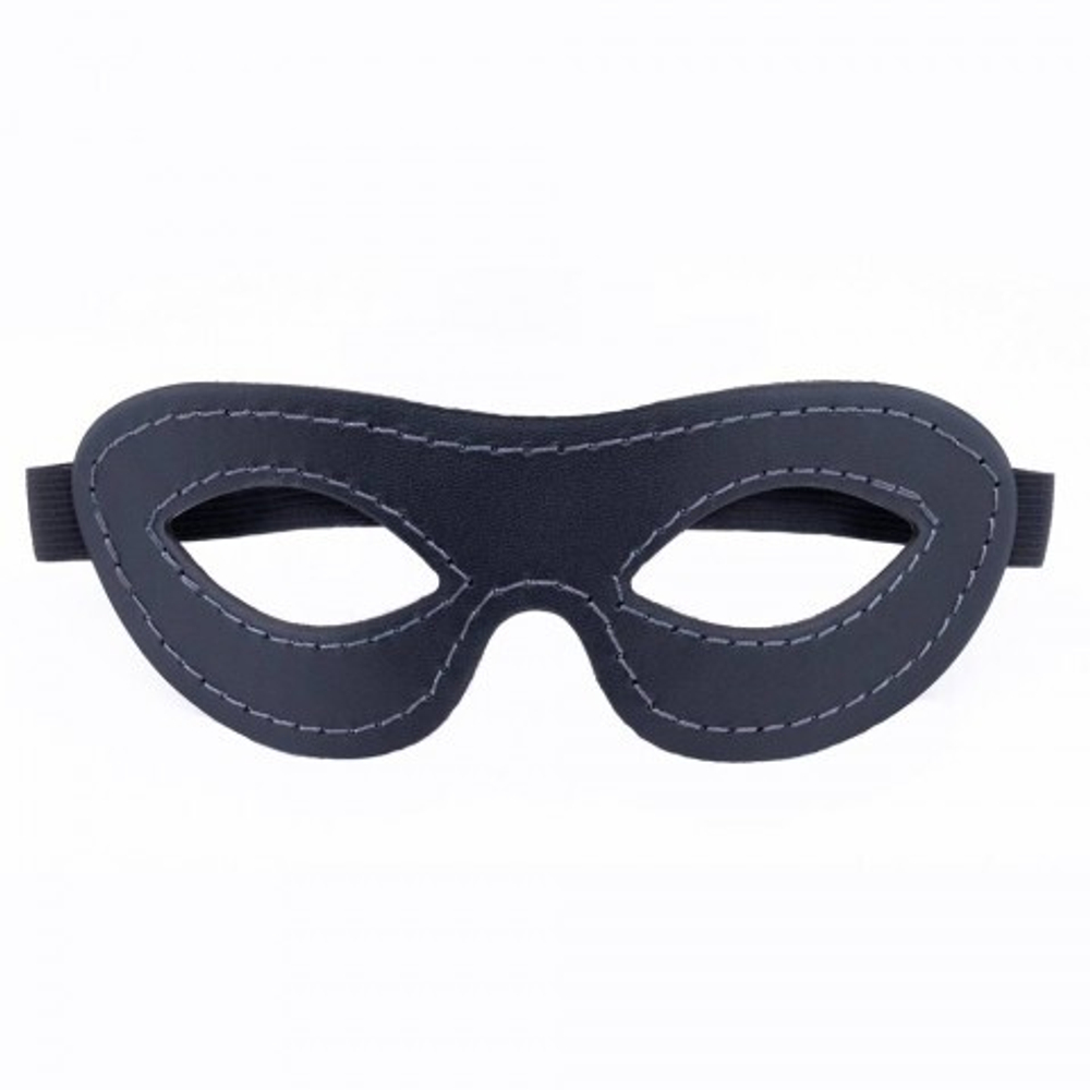 Открытая маска из натуральной кожи, овальная