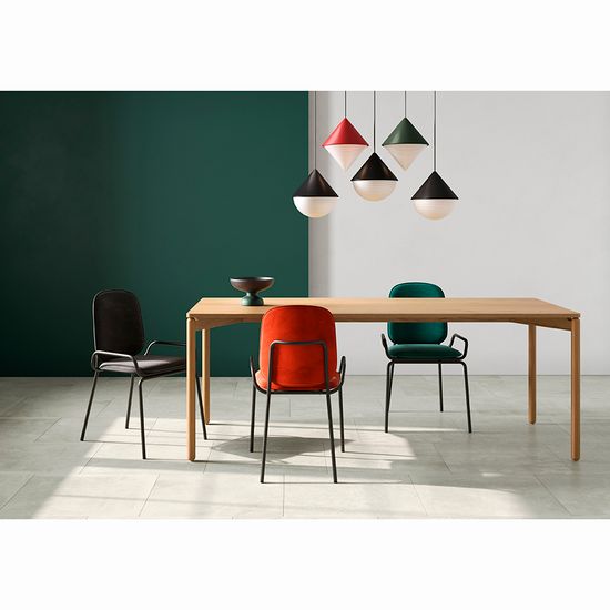 Стол обеденный saga, 85х200 см, ясень