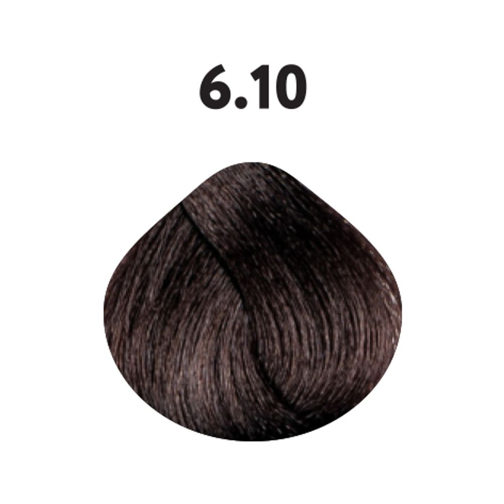 6.10 крем-краска KAARAL Baco Color Fast тёмный блондин пепельный натуральный - 100 мл.