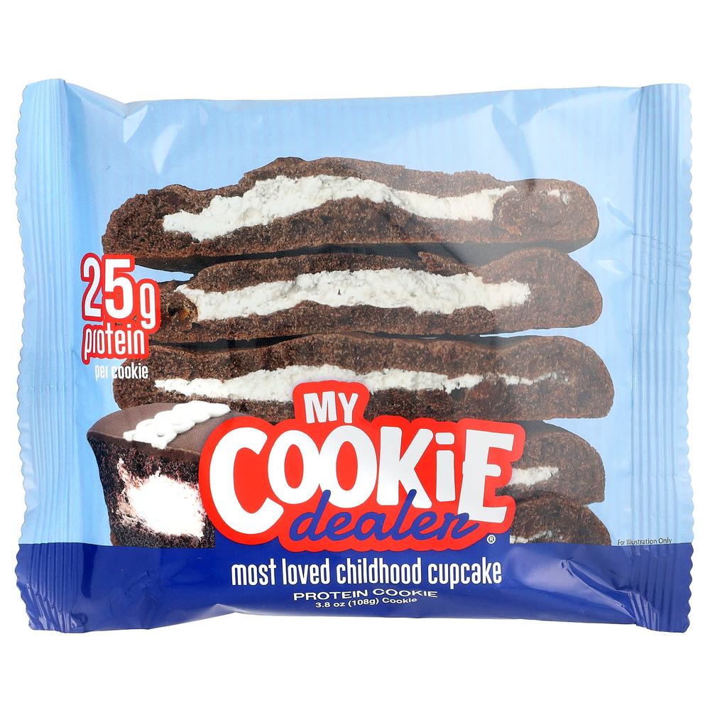 My Cookie Dealer Protein, протеиновое печенье, самое любимое кексы детства, 12 шт. по 108 г (3,8 унции)