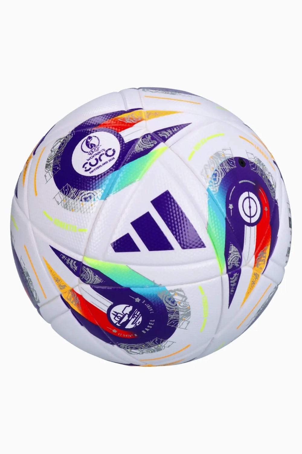 Футбольный мяч adidas Women's EURO 2025 League размер 5 - белый