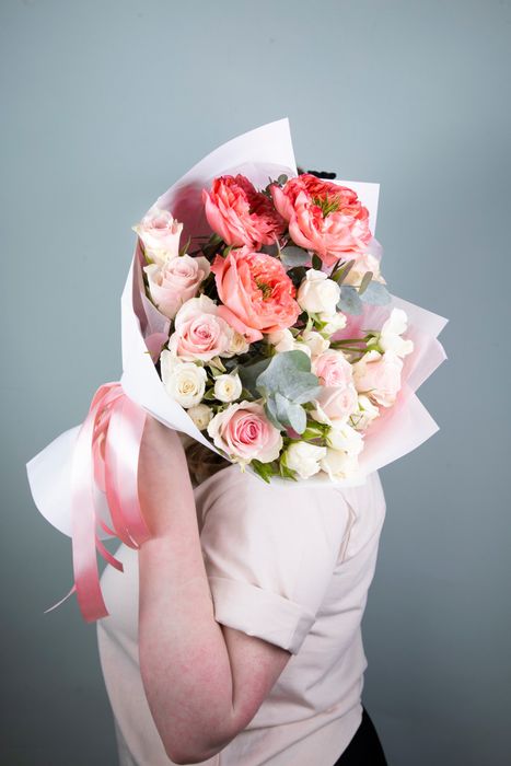 Букет "Ванильное небо"