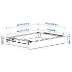 Письменный стол с ящиками - IKEA RELATERA/РЕЛАТЕРА ИКЕА, белый/зеленый