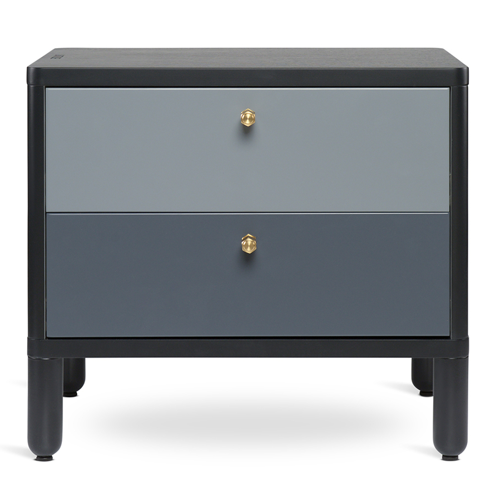 Тумба прикроватная LATITUDE Saga, Hordur, 55х40х50 см, черная