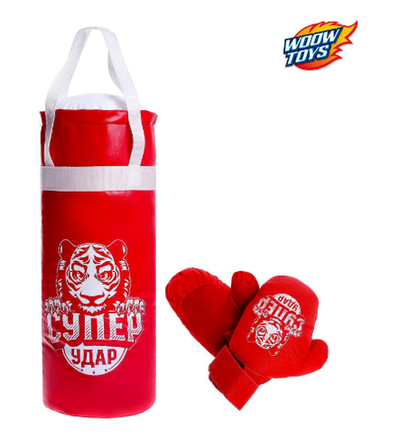 Набор для бокса детский «Супер удар», груша 50 см, перчатки
