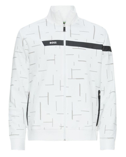Куртка теннисная BOSS Skaz 1 Sweatshirt - White