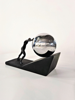 Статуэтка Push man Black