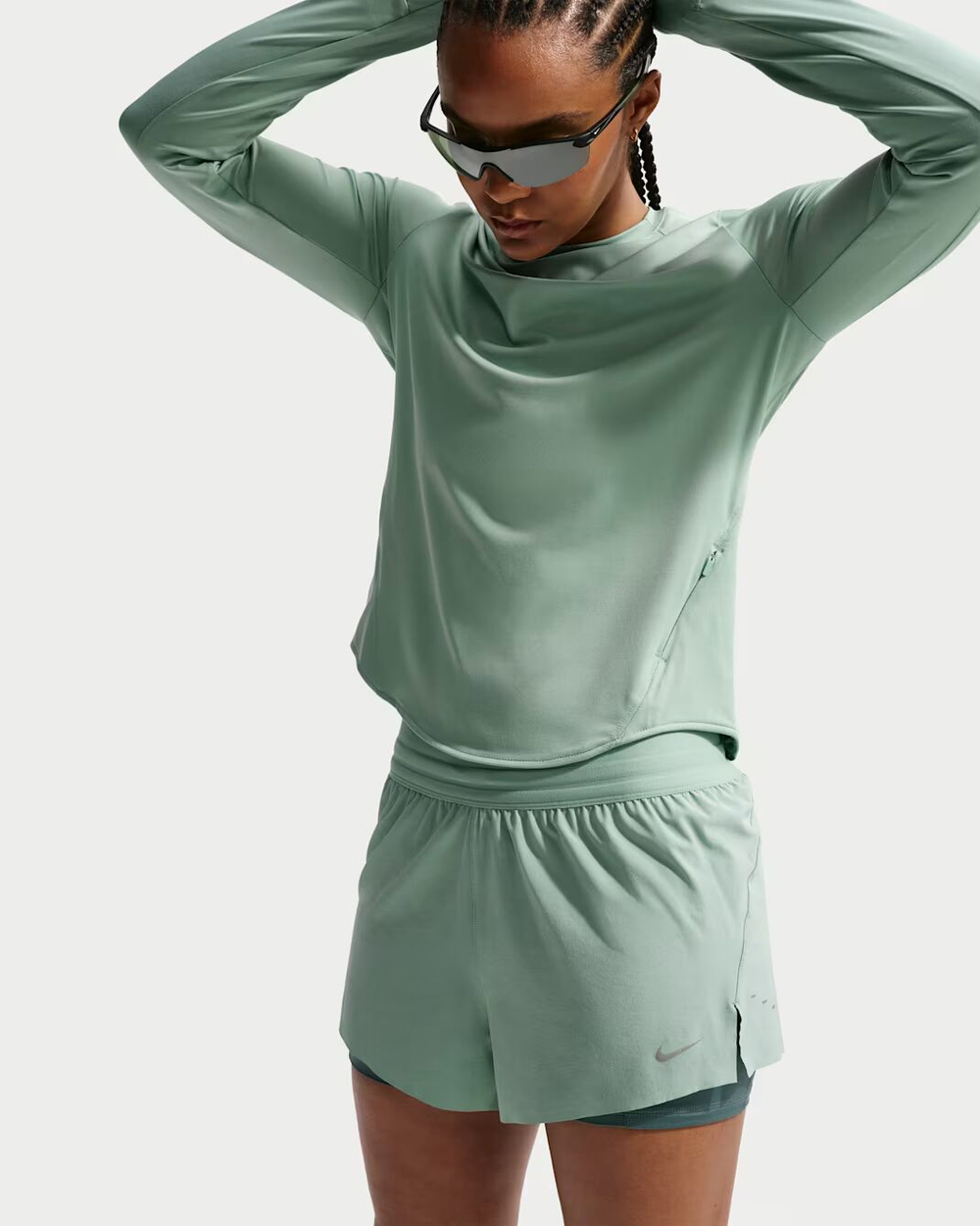 Nike Swift Dri-FIT Normal Belli 2-в-1 Женские шорты для бега - NIKE
