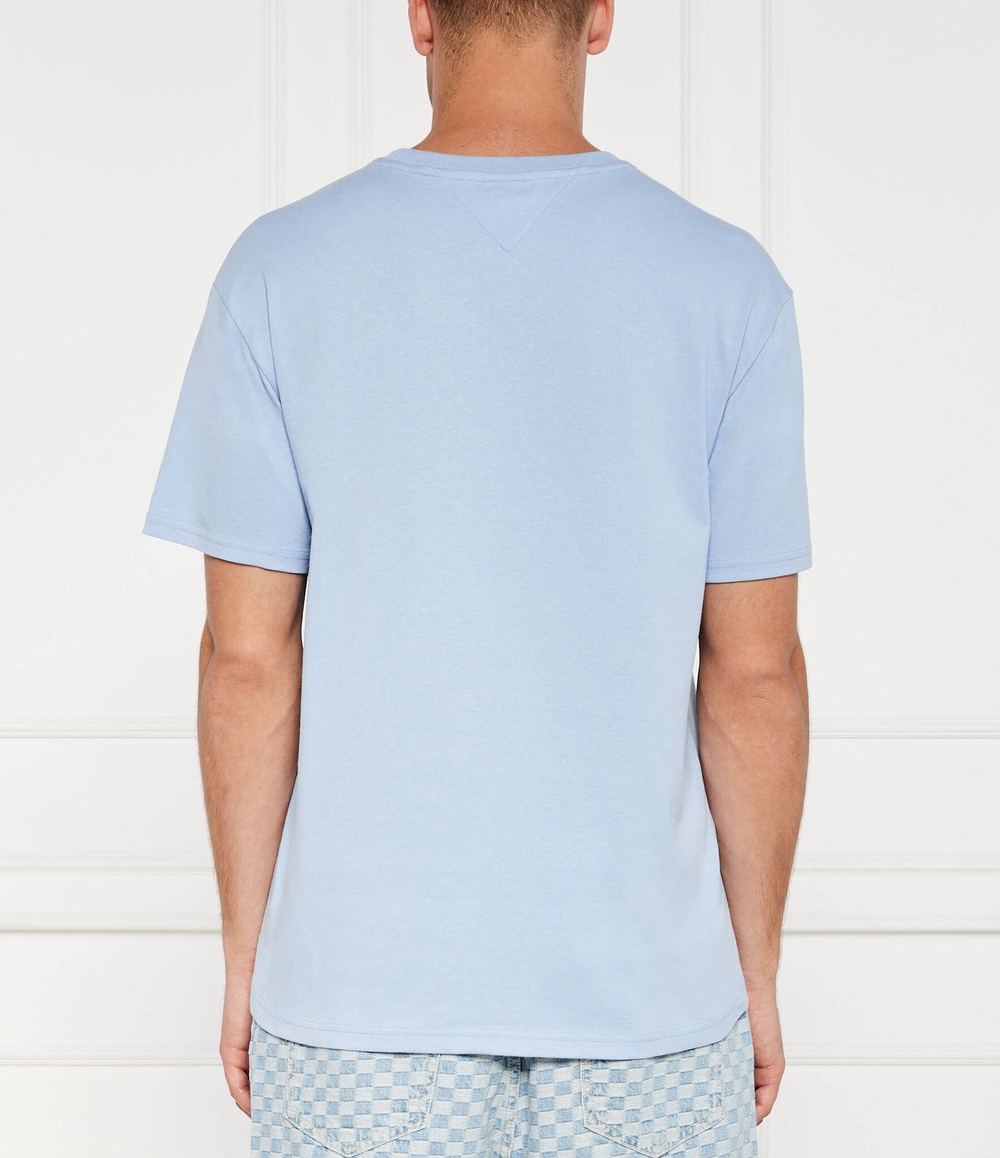 Футболка SIGNATURE Tommy Jeans - голубой(DM0DM17994)