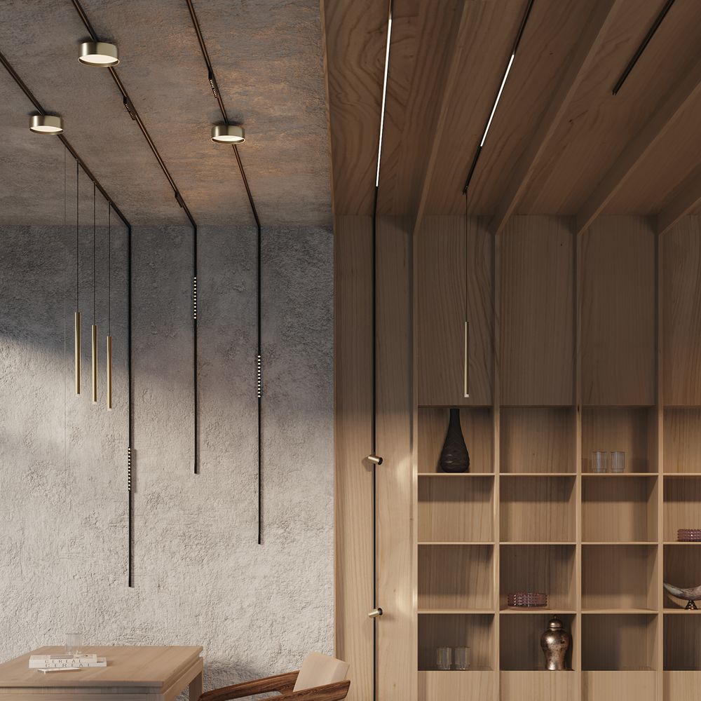 Трековый магнитный светодиодный светильник Maytoni Levity Points TR193-1-5W4K-M-B