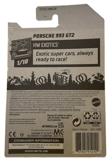 Hot Wheels Porsche 993 TG2 Custom (2021)