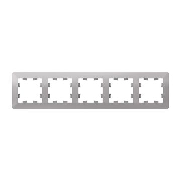 Рамка 5-м AtlasDesign Air алюм./дым. черн. SE ATN220305