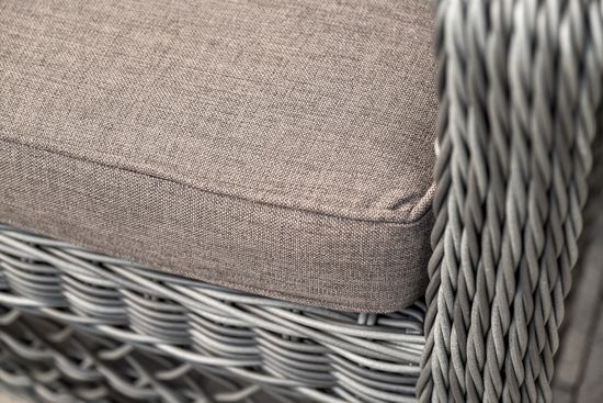 "Гранд Латте" лаунж-зона из искусственного ротанга, цвет графит