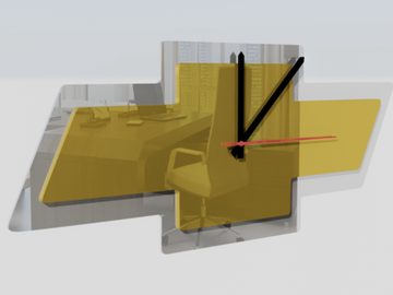 Настенные часы "CHEVROLET"