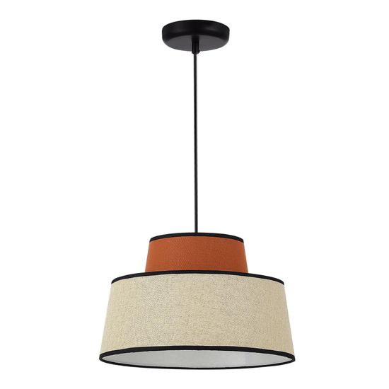 SL1354.423.01 Светильник подвесной ST-Luce Черный/Кирпичный,Бежевый, Черный E27 1*40W JACKIE