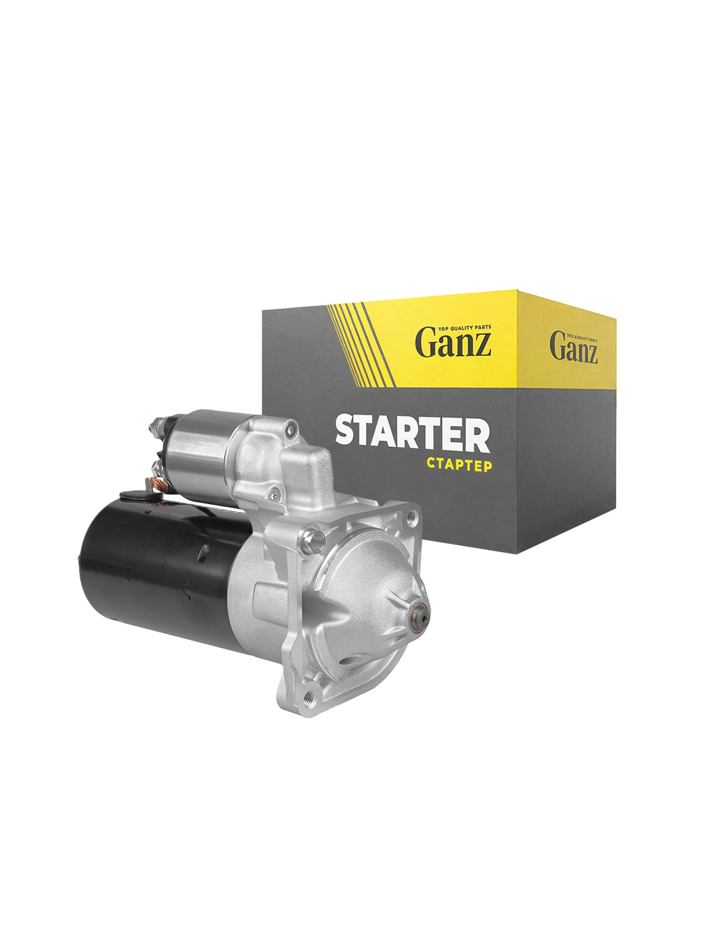 Стартер (12V/2,5kW) PSA/FIAT LCV 02-06 mot.2,3JTD/2,8TD (9 зубьев) GANZ GIP14028