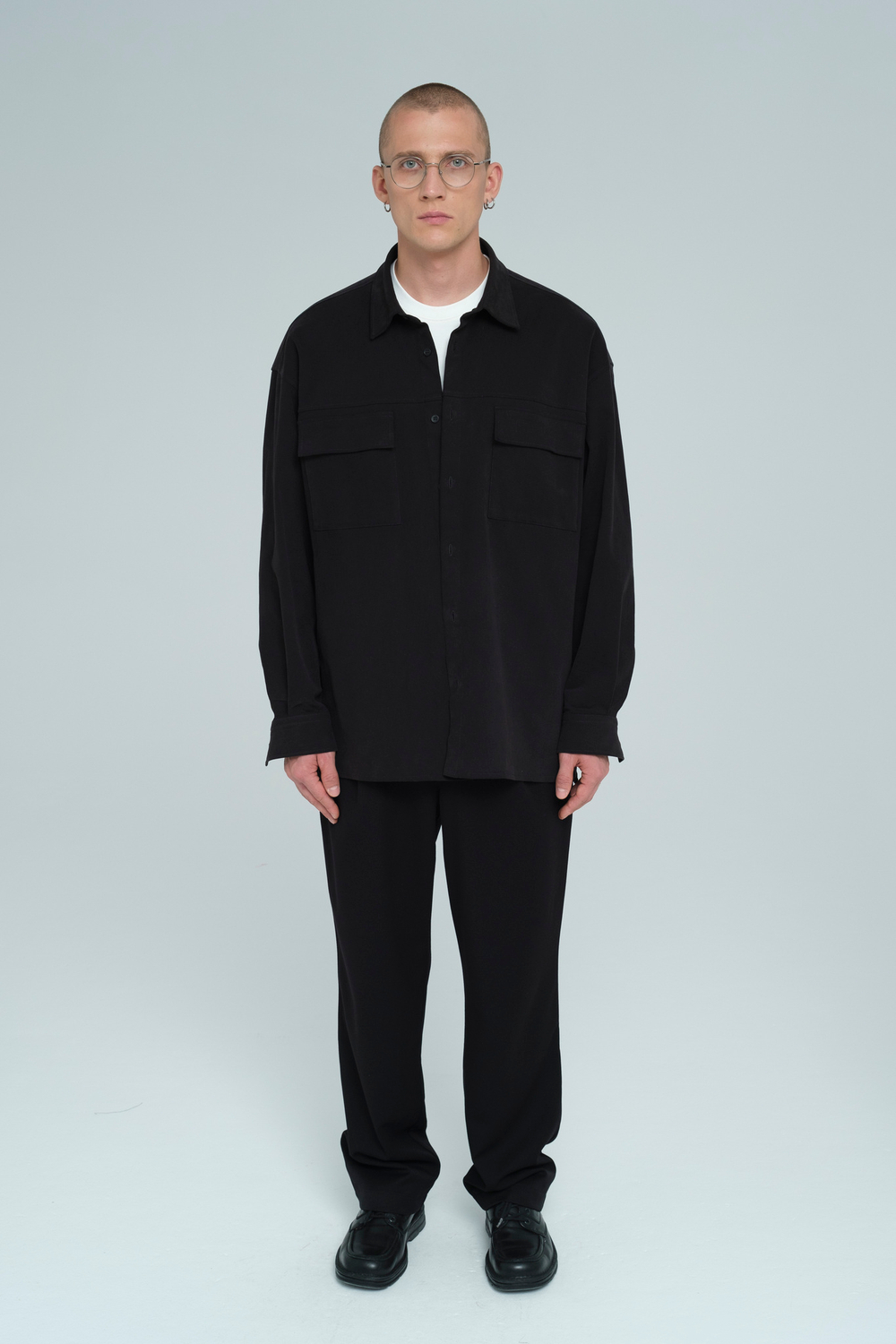 Рубашка оверсайз | black