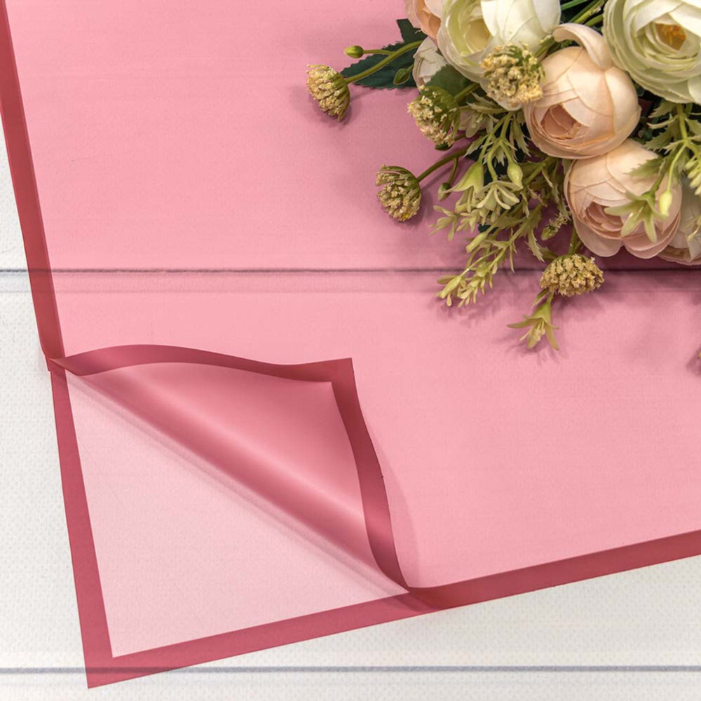 Пленка В листах 20 шт 58 х 58 см с рамкой (Бордовый)