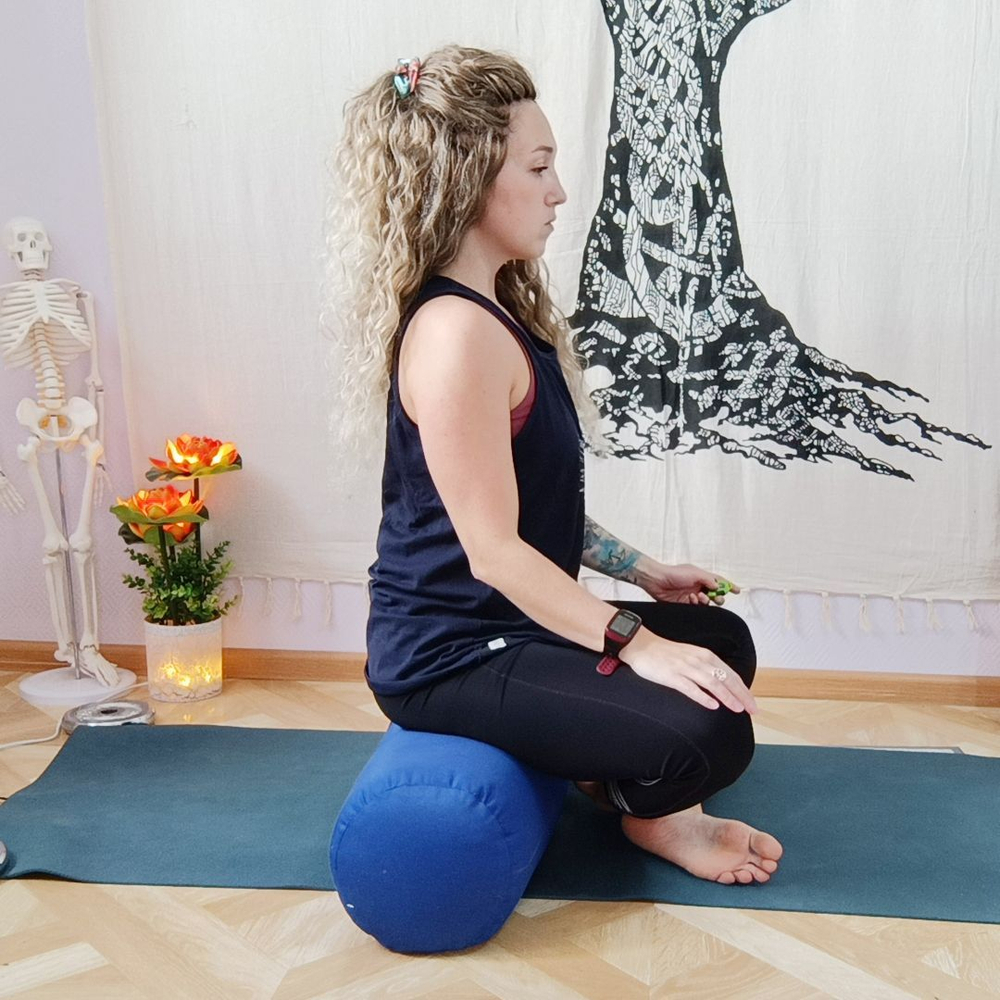 Болстер для йоги из гречихи разных размеров Рамайога