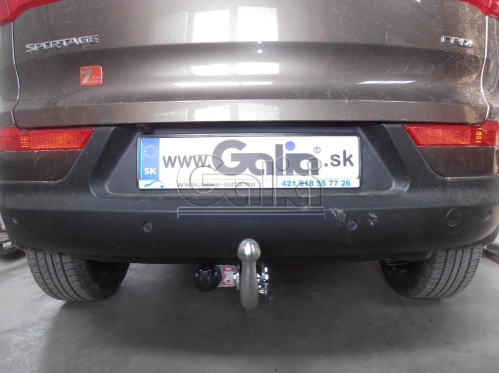 Фаркоп оцинкованный Galia H083C для Hyundai ix35 2010-2015, Kia Sportage 2010-2015(паспорт и сертификат в комплекте)(без электрики)