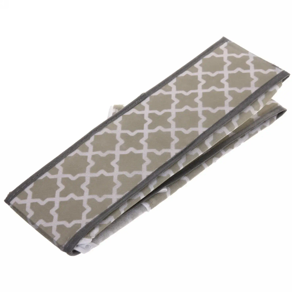 Кофр - органайзер для хранения вещей «ЛОККИ», цвет бежевый, 7 отделений, 32*32*10см